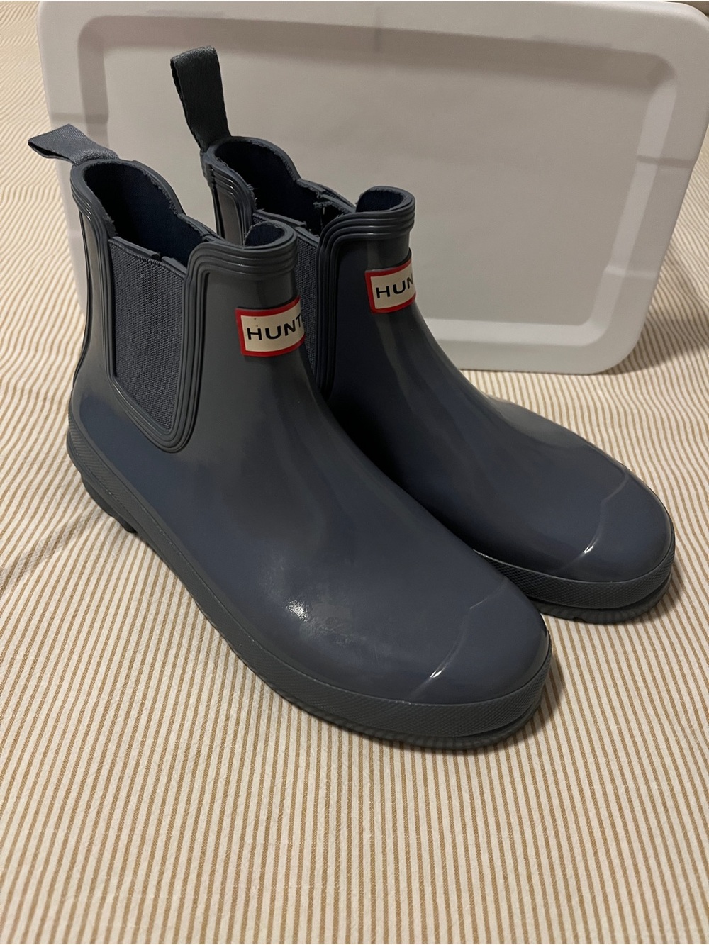 Hunter Chelsea Rain Boots - Slate Blue